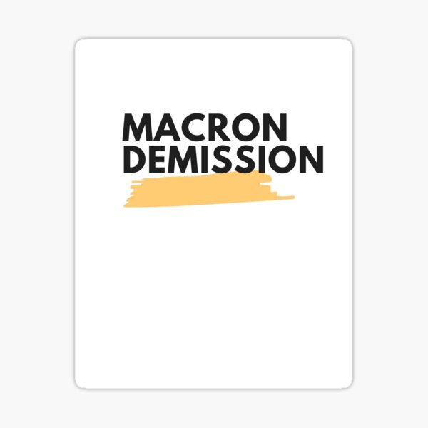 Artikel-Vorschau von MACRON RESIGNATION, designt und verkauft von camomille89.