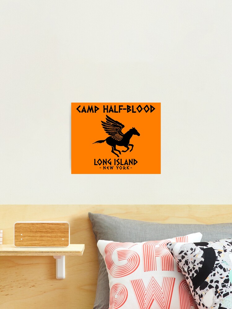 Camp Half-Blood logo Photographic Print for Sale by redcharparker