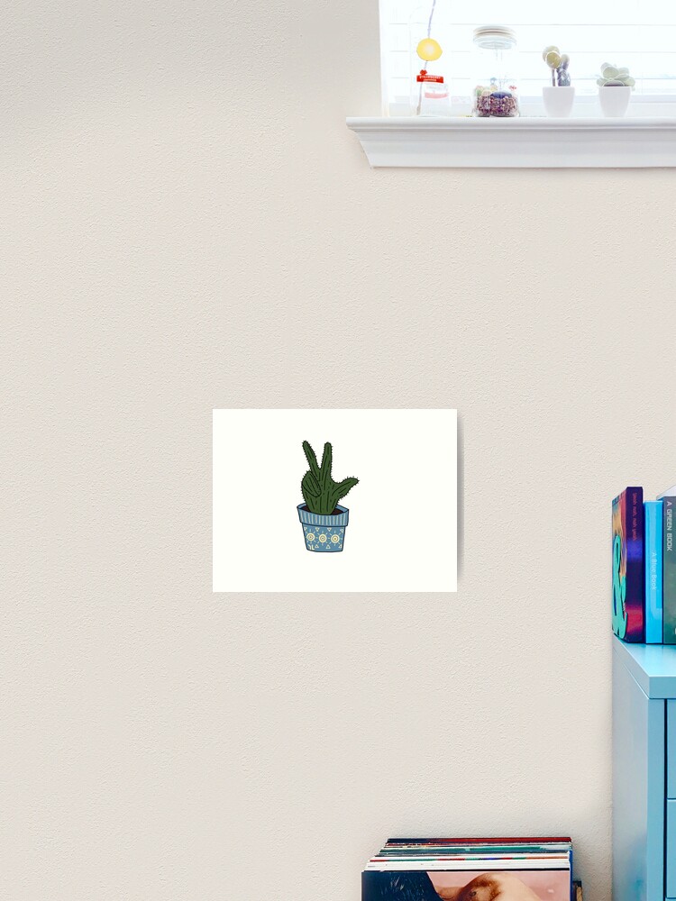 Younglife Cactus Art Print By Oliviabaehl Redbubble