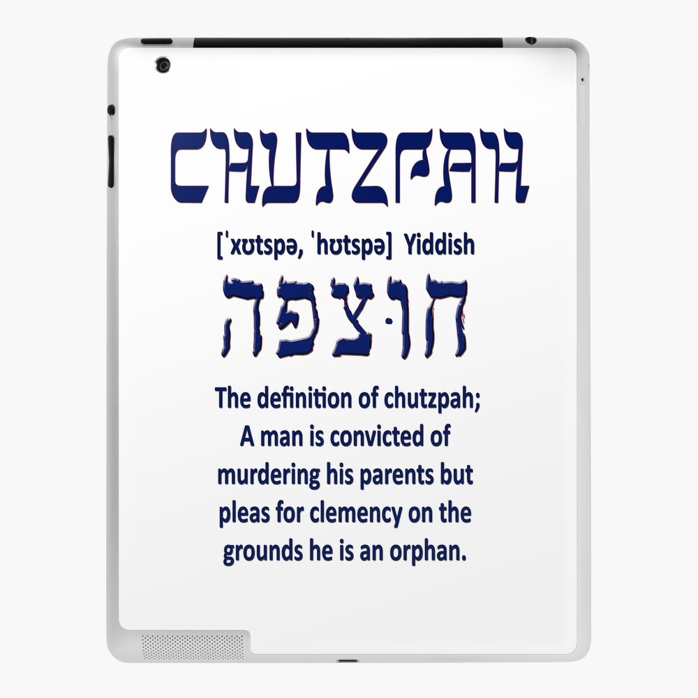 Chutzpah | iPad Case & Skin