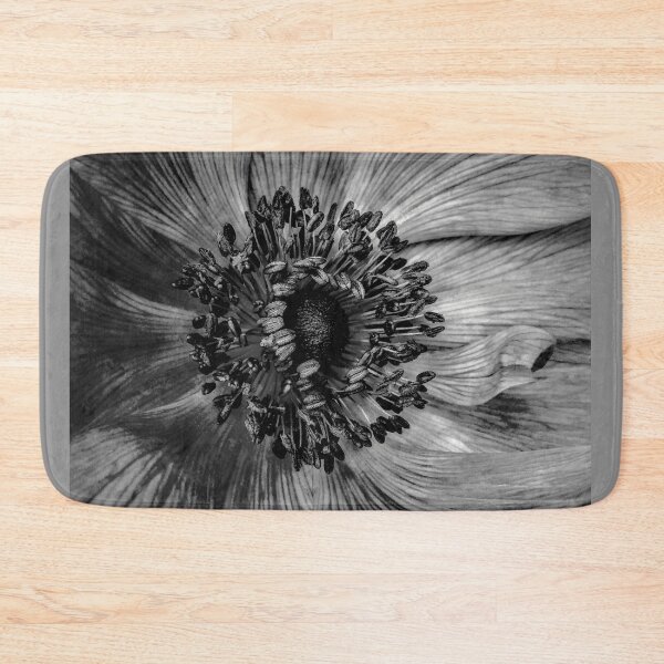 Item preview, The Anemone in Black and white designed and sold by PictureNZ.