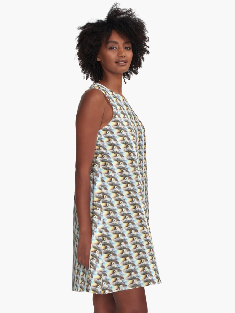 Thumbnail 2 of 4, A-Line Dress, Eye Of The Storm designed and sold by kinkatstyle.