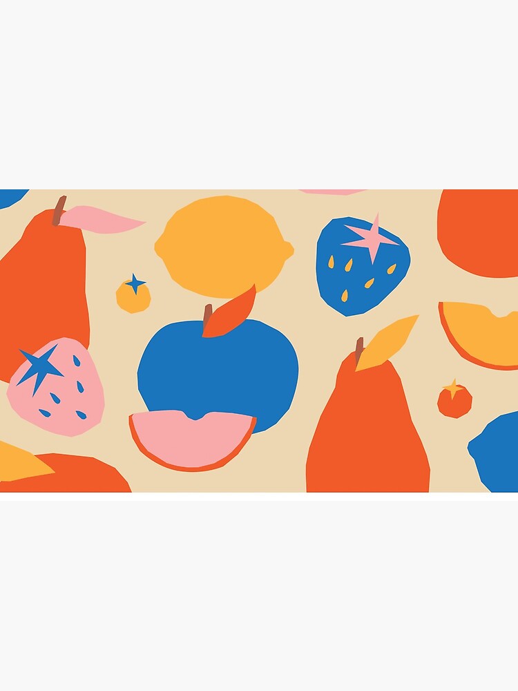 Fruits popart collage by esztersletters