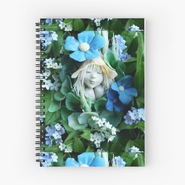 Item preview, Fairy in Forget-me-nots designed and sold by Sharon Hayward.