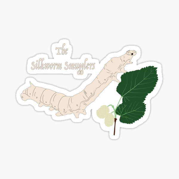 Item preview, The Silkworm Smugglers - silkworm and mulberry leaves designed and sold by nekodokai1.