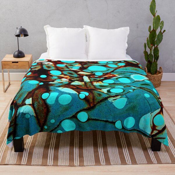 Item preview, Turquoise and Rust Pandemonium designed and sold by SGodsey.