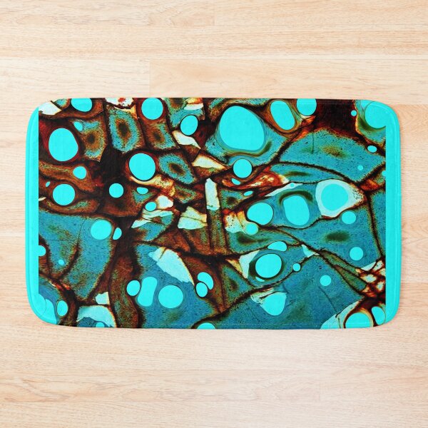 Item preview, Turquoise and Rust Pandemonium  designed and sold by SGodsey.
