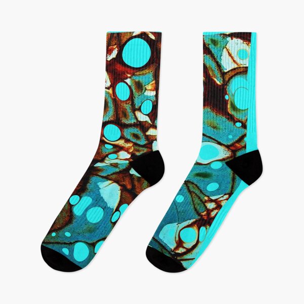 Item preview, Turquoise and Rust Pandemonium  designed and sold by SGodsey.