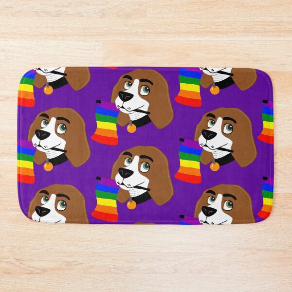 Item preview, Dog LGBTQ Flag designed and sold by PickCreation.