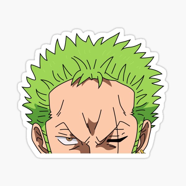 Roanoa Zoro Peeker | Una pieza Pegatina