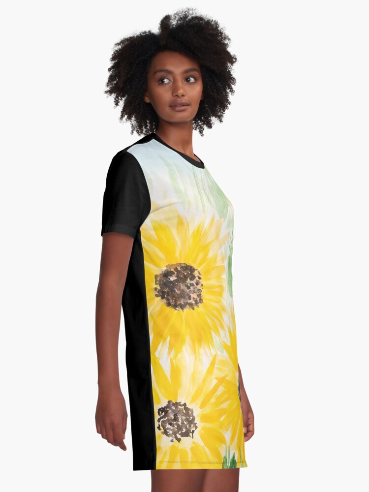 sunflower t shirt dress