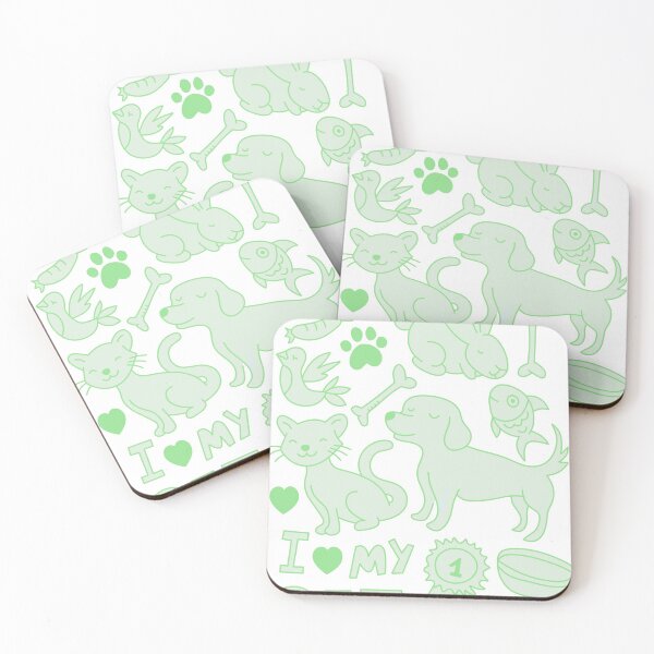 Item preview, Dogs and Green Cats designed and sold by Rusembell.