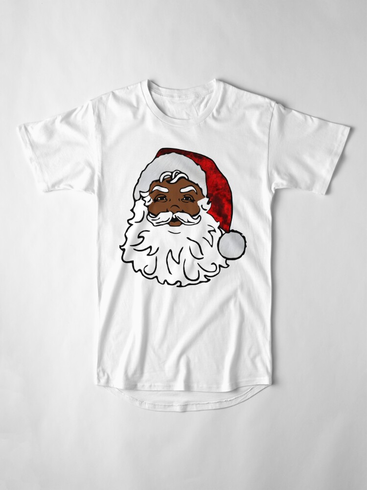 black santa t shirts