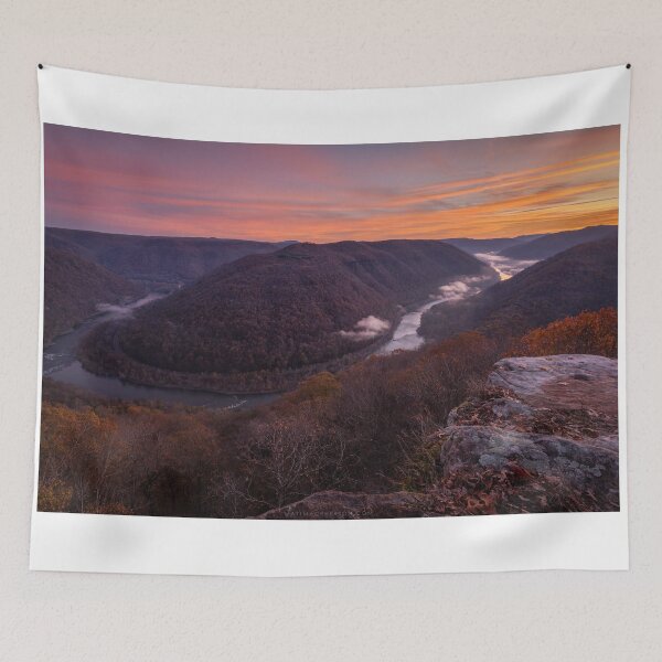 Item preview, New River at Sunrise, West Virginia. designed and sold by Under The Radar Van.
