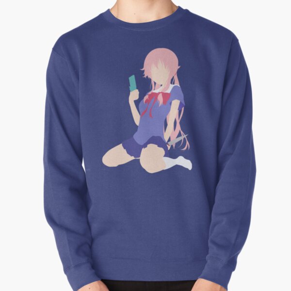 Yuno Gasai Minimalist Pullover Sweatshirt