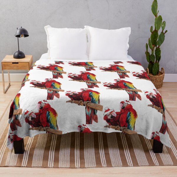 Item preview, Here Comes Santa Macaws! Christmas Macaw designed and sold by Sarah  Rajkotwala.