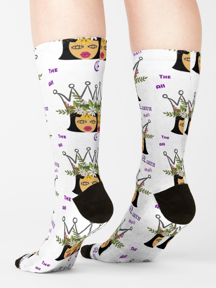 "The Queen" Socks by LittleChucky Redbubble