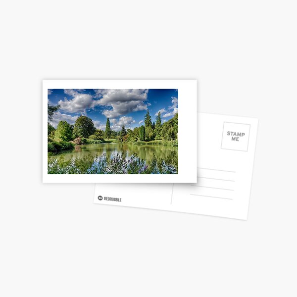 An English Country Garden Postcard