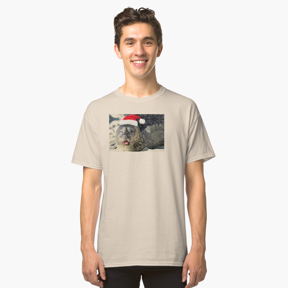 Holiday Harbor Seal Classic T-Shirt