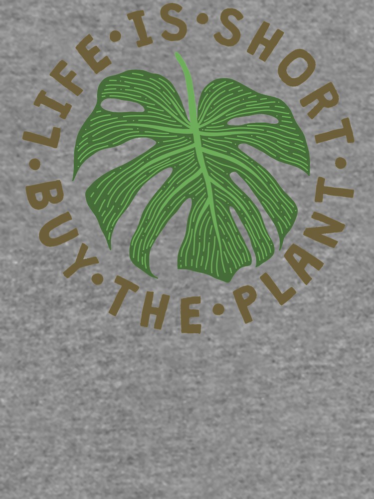 Imagen 5 de 5, Sudadera ligera con la obra La vida es corta Compra la planta., diseñada y vendida por TheLoveShop.