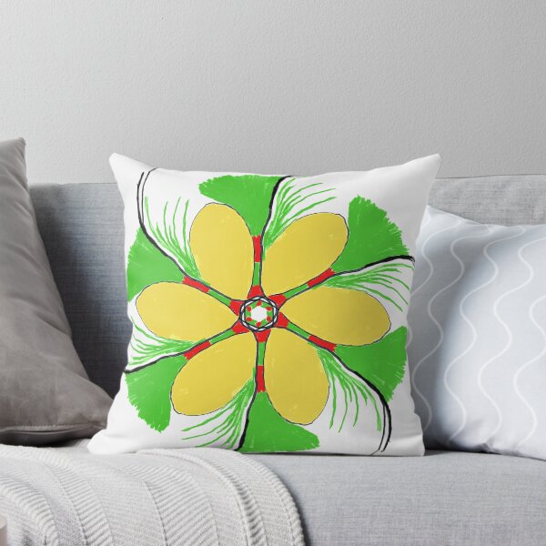 Aperçu de l'œuvre Fleur tournante jaune créée et vendue par KExpressions.
