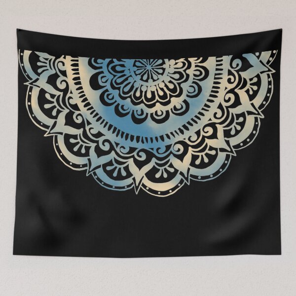 Item preview, Dream Swirl Mandala on Black designed and sold by ArtByDrax.
