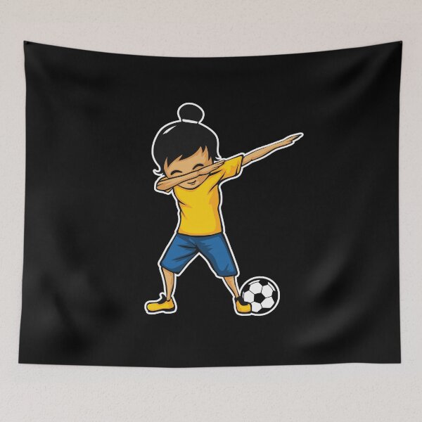 Item preview, Dabbing Soccer Girl Soccer Girl in Winning Pose designed and sold by katastrophal.