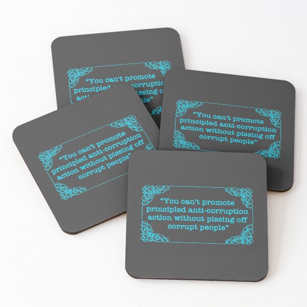 Item preview, Kent Corruption Quote - tRump Impeachment Hearings (blue) designed and sold by Thelittlelord.
