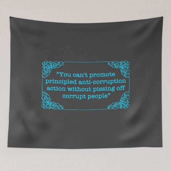 Item preview, Kent Corruption Quote - tRump Impeachment Hearings (blue) designed and sold by Thelittlelord.