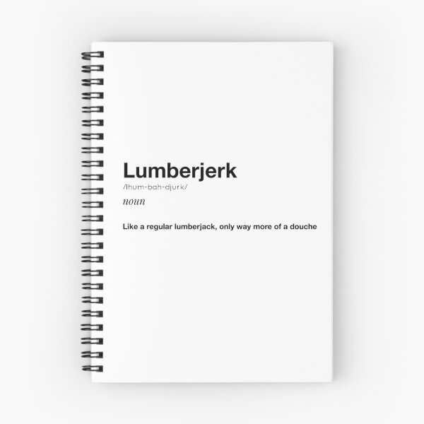 Item preview, Lumberjerk (Black Text) designed and sold by Playsuit-Life.