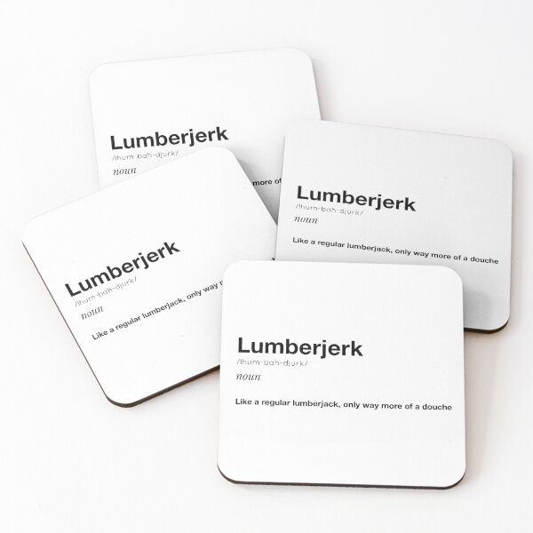 Item preview, Lumberjerk (Black Text) designed and sold by Playsuit-Life.