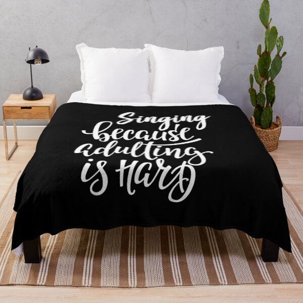Item preview, Singing Because Adulting Is Hard Love Singing Happy designed and sold by ProjectX23.