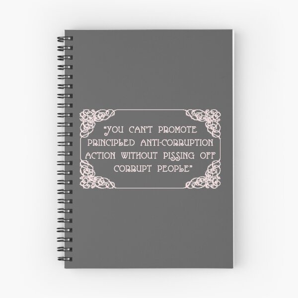 Item preview, Kent Corruption Quote - tRump Impeachment Hearings (pink) designed and sold by Thelittlelord.