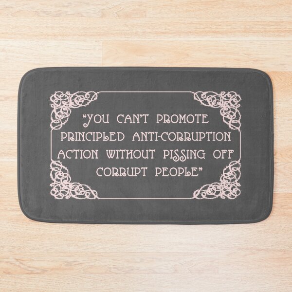 Item preview, Kent Corruption Quote - tRump Impeachment Hearings (pink) designed and sold by Thelittlelord.
