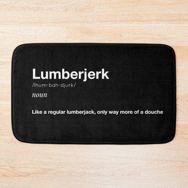 Item preview, Lumberjerk (White Text) designed and sold by Playsuit-Life.