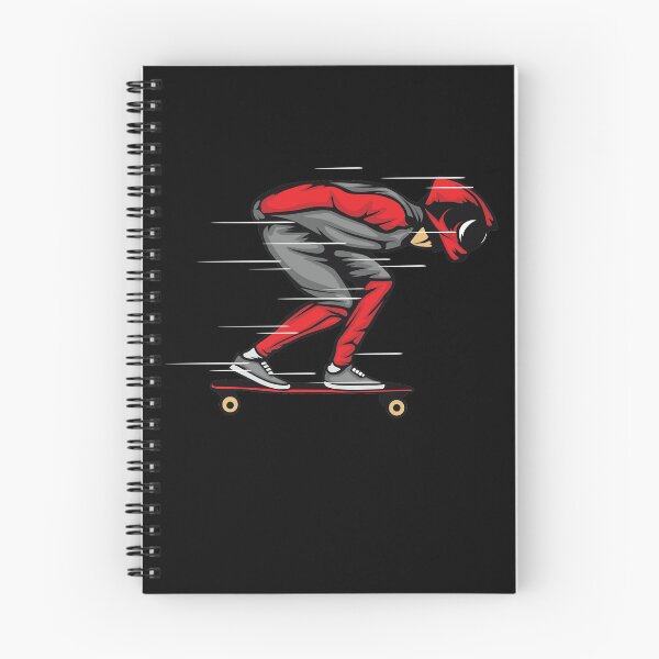 Item preview, Longboard downhill race skateboard rider designed and sold by katastrophal.