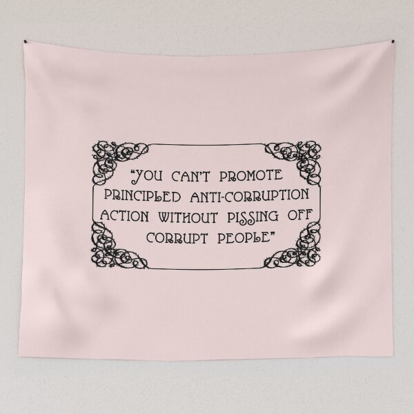 Item preview, Kent Corruption Quote - tRump Impeachment Hearings (black) designed and sold by Thelittlelord.