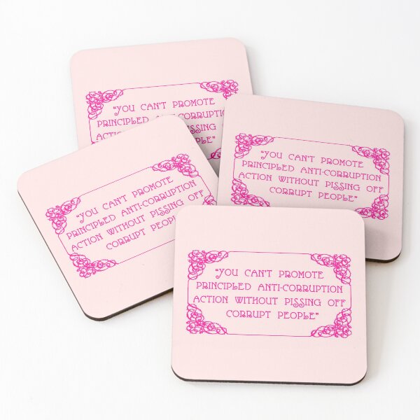 Item preview,  Kent Corruption Quote - tRump Impeachment Hearings (fuschia) designed and sold by Thelittlelord.