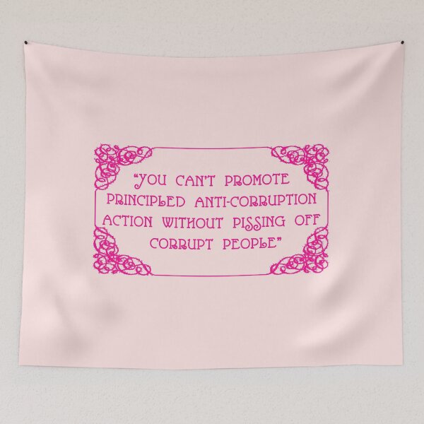 Item preview,  Kent Corruption Quote - tRump Impeachment Hearings (fuschia) designed and sold by Thelittlelord.