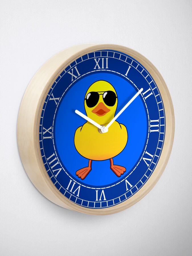 " Rubber Duck" Clock by BigTime Redbubble