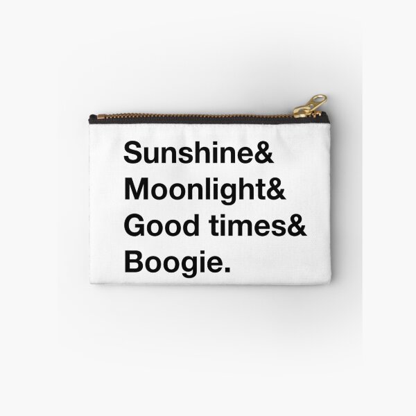 Item preview, Sunshine, Moonlight, Good times, Boogie. (Black text) designed and sold by Playsuit-Life.