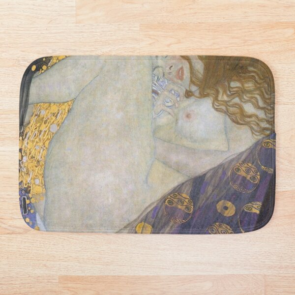 #Danae by Gustave Klimt #GustaveKlimt Густав Климт - #Даная, 1907г #ГуставКлимт Bath Mat