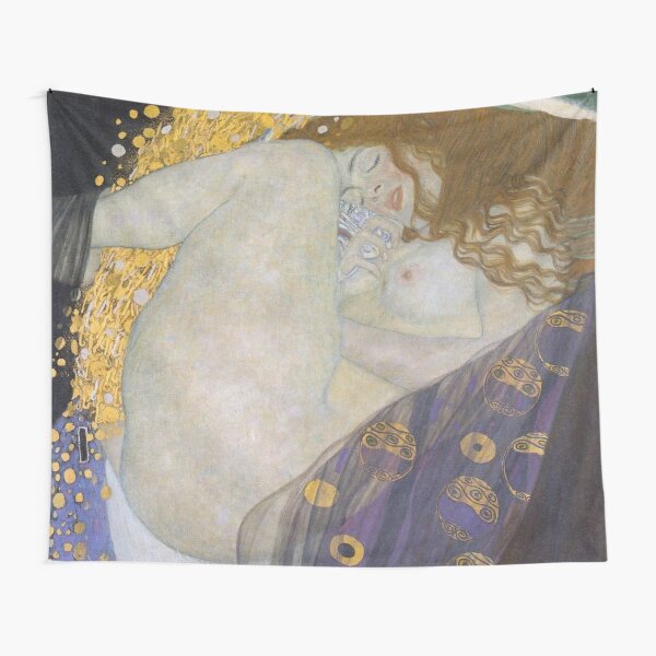 #Danae by Gustave Klimt #GustaveKlimt Густав Климт - #Даная, 1907г #ГуставКлимт Tapestry