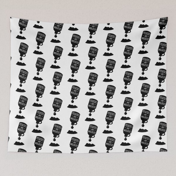 Item preview, Potatoes and Molasses Black Silhouette designed and sold by zdoehling.