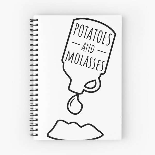 Item preview, Potatoes and Molasses Black Outline designed and sold by zdoehling.