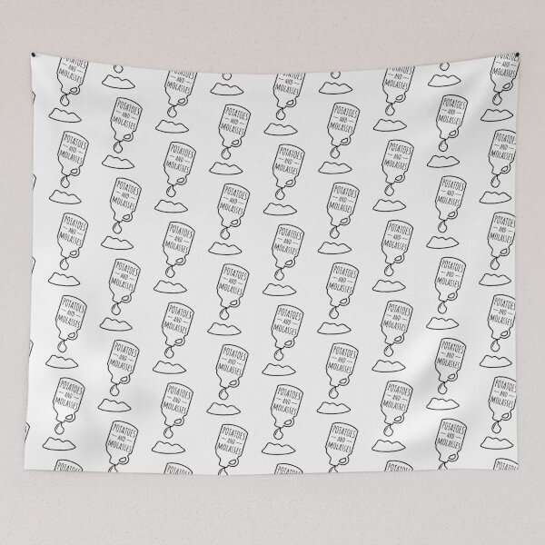 Item preview, Potatoes and Molasses Black Outline designed and sold by zdoehling.
