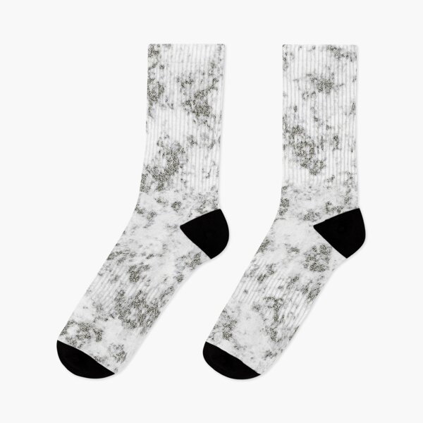 Item preview, Silver Glitter on White and Gray Marble designed and sold by BloomCatB.