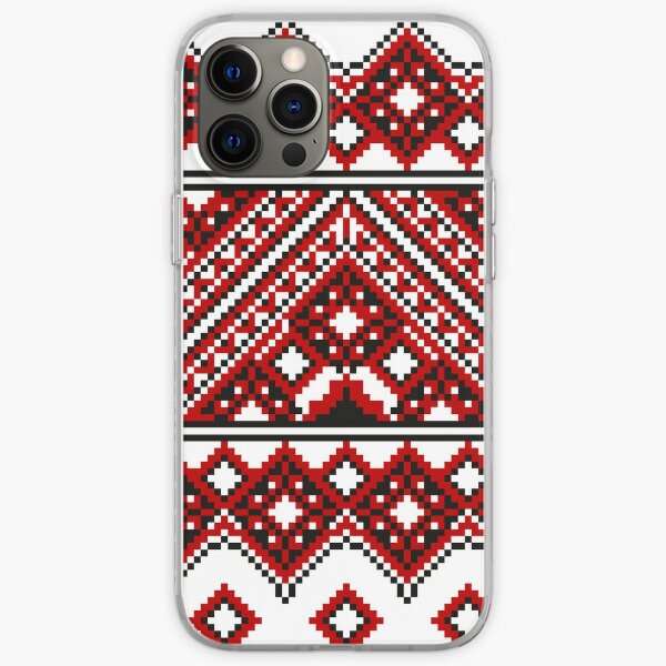 #Ukrainian #Embroidery, #CrossStitch, #Pattern iPhone Soft Case