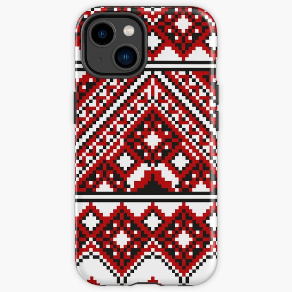 #Ukrainian #Embroidery, #CrossStitch, #Pattern iPhone Tough Case