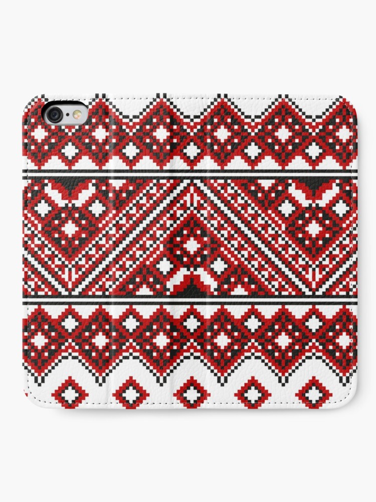 Alternate view of #Ukrainian #Embroidery, #CrossStitch, #Pattern iPhone Wallet